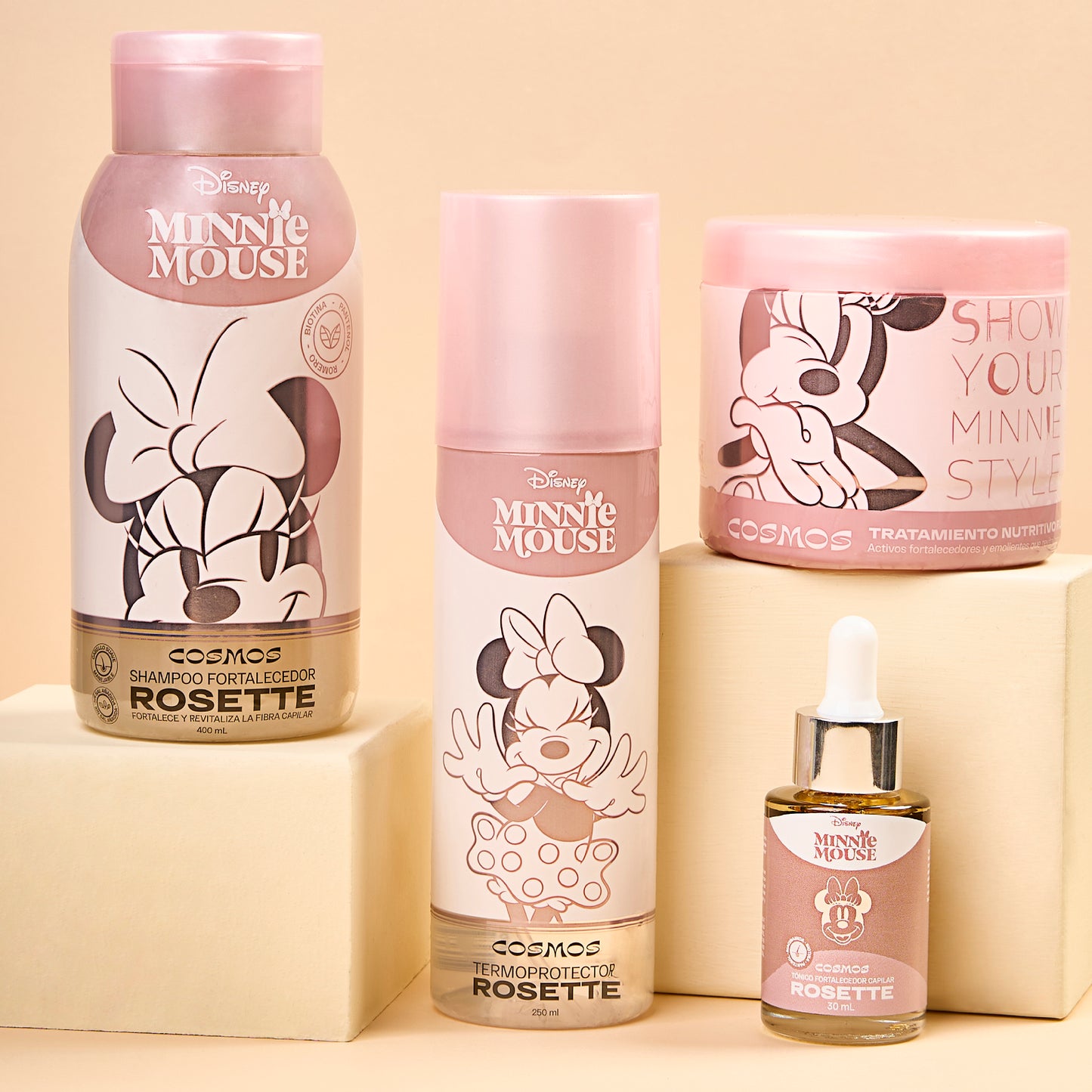 Kit Capilar Rosette Disney Minnie Mouse